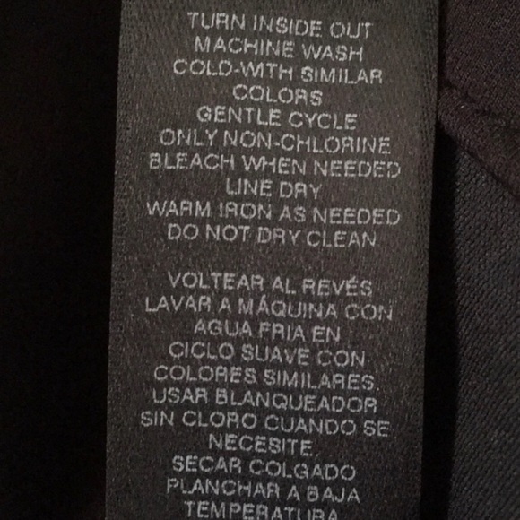 WHBM Black / Gold Brocade Ponte Jacquard Mixed Skinny Pants Size 0L - Picture 11 of 13